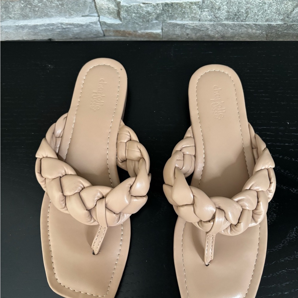Driftwood Women's Tan Braided Sandals